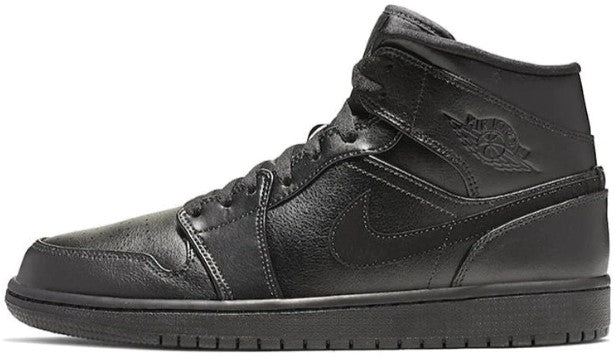 Jordan 1 Mid Triple Black