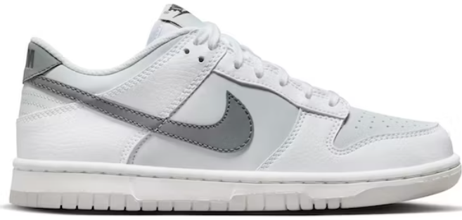Nike Dunk Low Reflective Swoosh White