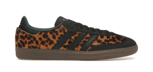 Adidas Samba OG Black Green Leopard