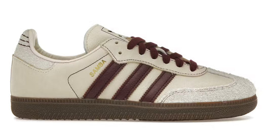 Adidas Samba OG Wonder White Maroon